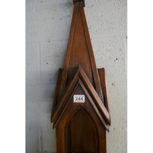 244 - Ecclesiastical display shelf - Approx H: 180cm