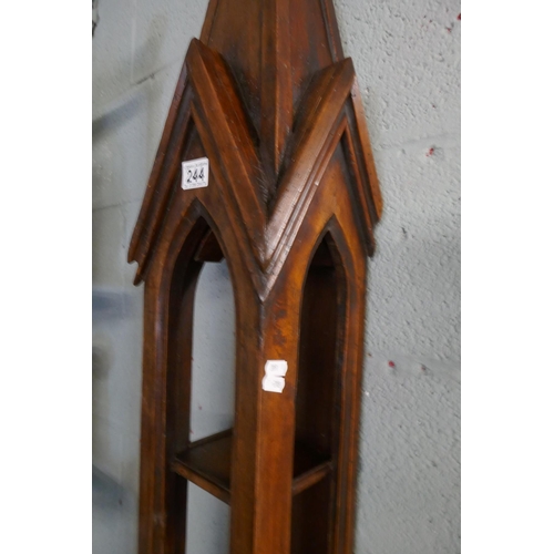 244 - Ecclesiastical display shelf - Approx H: 180cm