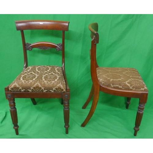 259 - Set of 6 antique 'Gillows' style rosewood chairs