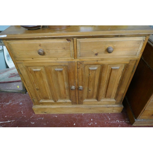 263 - Small pine dresser - Approx W: 92cm D: 49cm H: 206cm