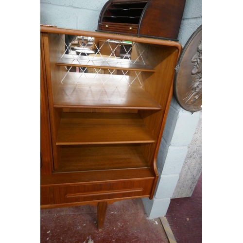 284 - Nihk Danish mid century sideboard / drinks cabinet - Approx. size W:185cm D:51cm H:126cm