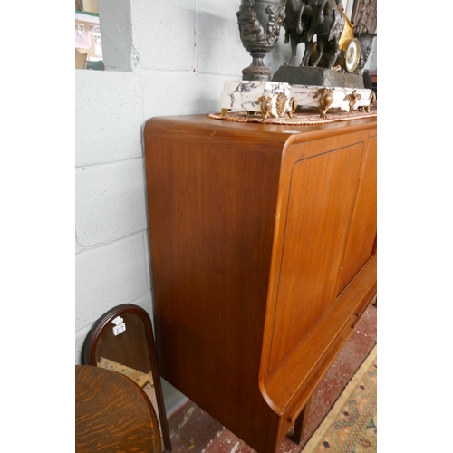 284 - Nihk Danish mid century sideboard / drinks cabinet - Approx. size W:185cm D:51cm H:126cm