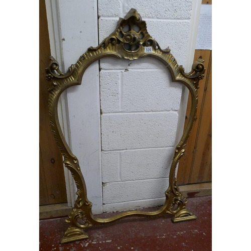 320 - Ornate gilt frame