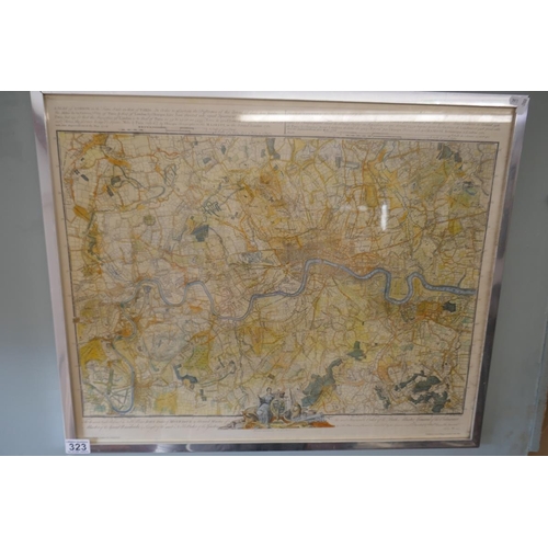 323 - 2 framed maps