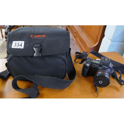 334 - Camera - Canon PowerShot Pro 1 with bag and accessories