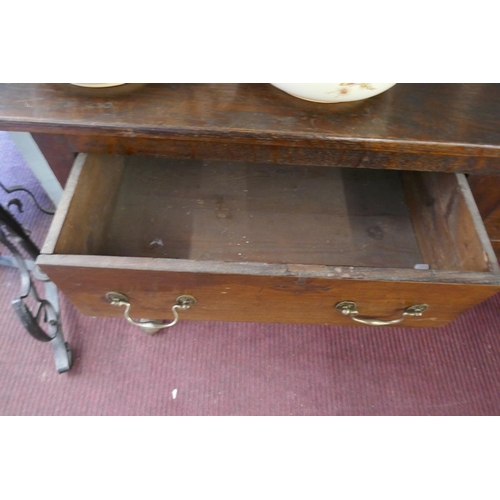 337 - Antique oak dresser - Approx W: 136cm D: 50cm H: 192cm