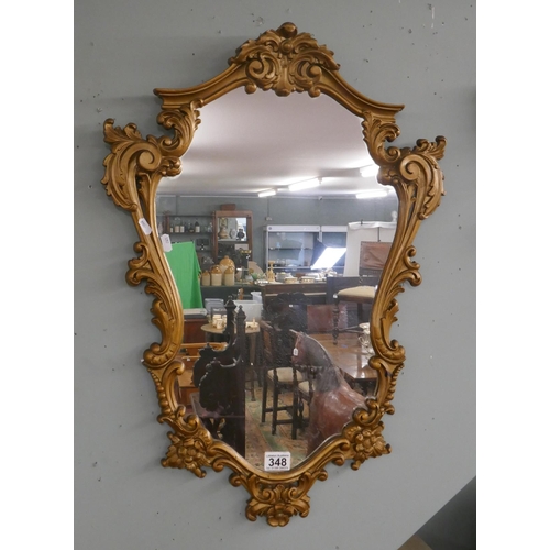 348 - Gilt framed mirror