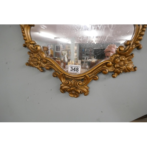 348 - Gilt framed mirror