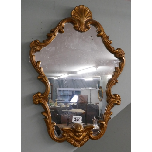 349 - Gilt framed mirror