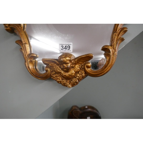 349 - Gilt framed mirror