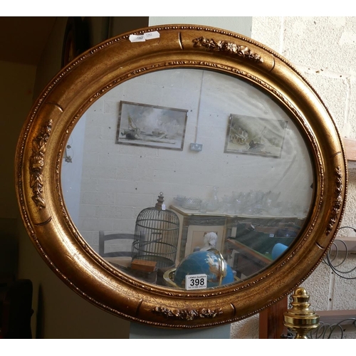 398 - Gilt framed mirror