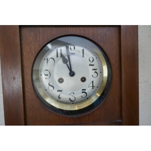 401 - Mahogany wall clock