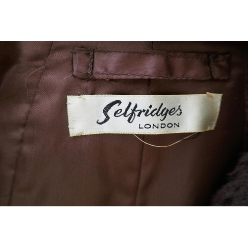 407 - Selfridges ladies fur stole