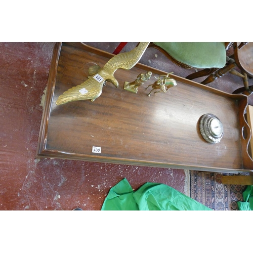 430 - Butlers tray coffee table - Approx L: 124cm W: 51cm H: 42cm