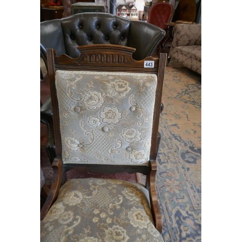 443 - Edwardian nursing chair