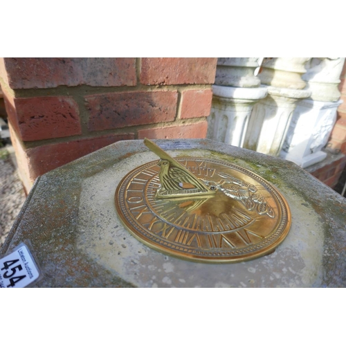 454 - Stone sundial