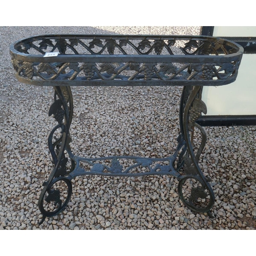 455 - Cast iron plant stand