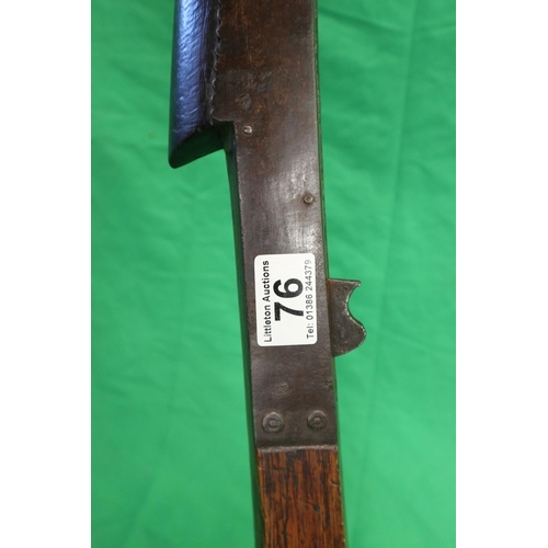 76 - Antique matchlock gun