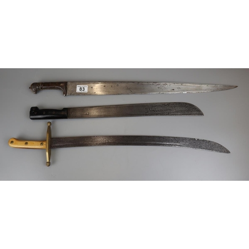 83 - Three machete swords