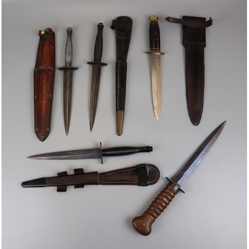 89 - Collection of Fairbairn-Sykes style daggers