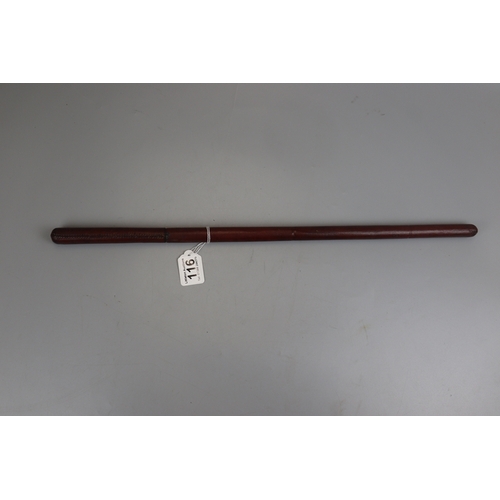 116 - Leather swagger/sword stick