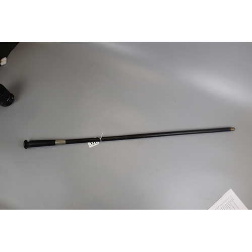 117 - Ebony sword stick