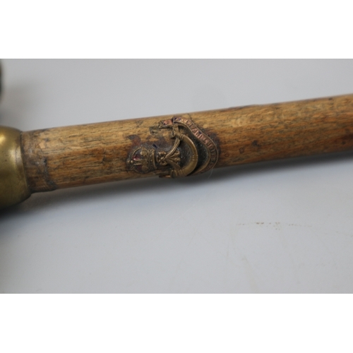 124 - Oxford & Bucks light infantry walking stick with extending telescope handle