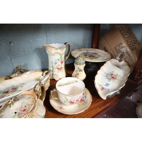 186 - 13 pieces of Crown Devon - Royal Devon pattern