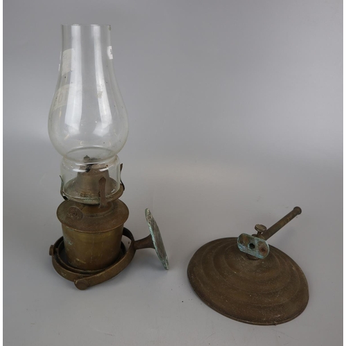 108 - Ships Gimble oil lamp