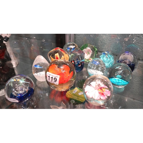 119 - Collection of interesting paperweights