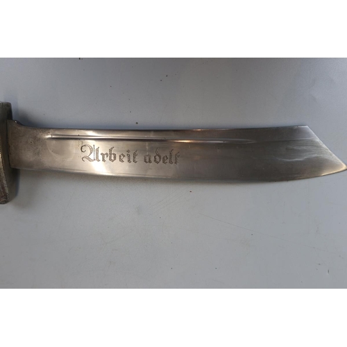 139 - German WWII RAD labour corps hewer knife