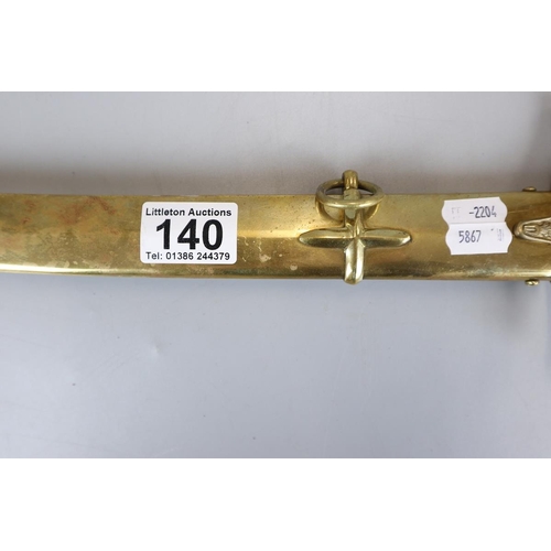 140 - Marmaduke officers sword