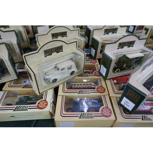 203 - Approximately 139 Lledo diecast vehicles some limited edition with display cases and with original b... 