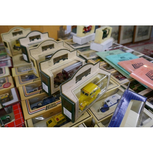 203 - Approximately 139 Lledo diecast vehicles some limited edition with display cases and with original b... 