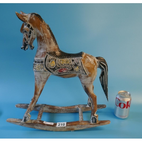 210 - 2 small decorative rocking horses