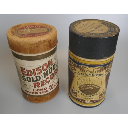 214 - Edison Standard Phonograph in working order with 10 Edison records