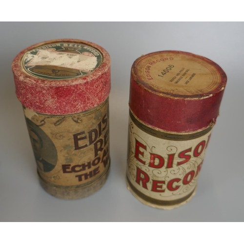 214 - Edison Standard Phonograph in working order with 10 Edison records