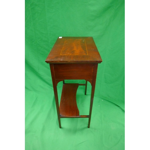 235 - Art Nouveau inlaid mahogany side table