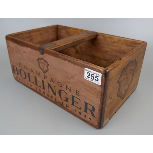 255 - Champagne advertising storage box