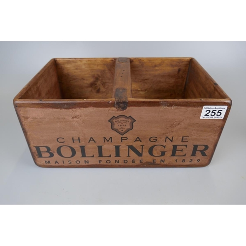 255 - Champagne advertising storage box