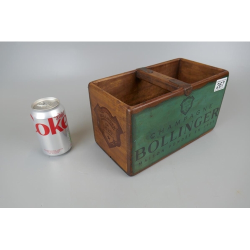 267 - Champagne advertising storage box