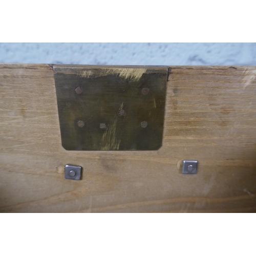 272 - Ash chest of 2 over 2 drawers - Approx size W: 91cm D: 53cm H: 78cm