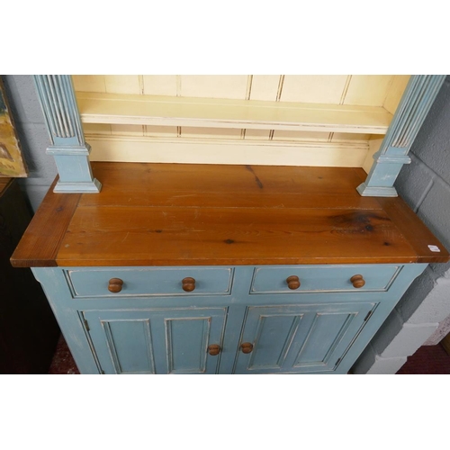 277 - Painted pine dresser - Approx size W: 107cm D: 47cm H: 207cm