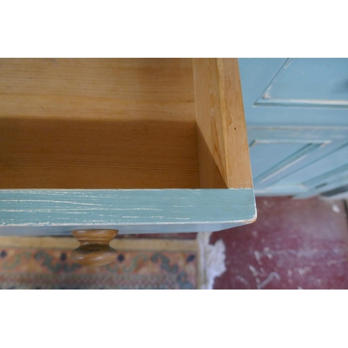 277 - Painted pine dresser - Approx size W: 107cm D: 47cm H: 207cm