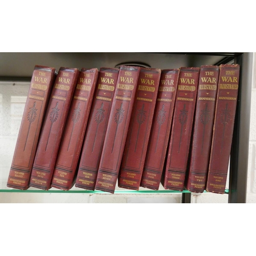 287 - Complete set of 10 books - The War Illustrated as edited by Sir John Hammerton