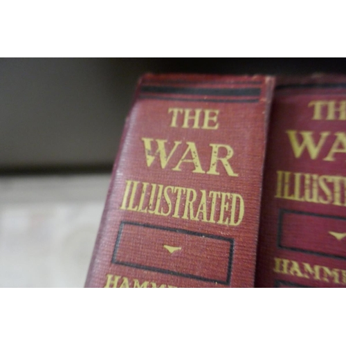 287 - Complete set of 10 books - The War Illustrated as edited by Sir John Hammerton