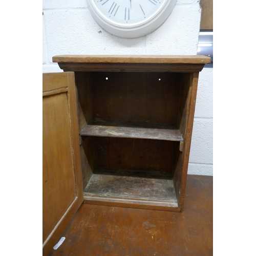 296 - Small antique pine cupboard