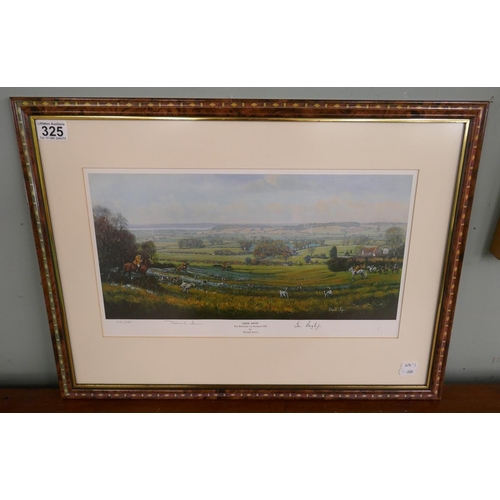 325 - Donald Ayres hunting scene L/E print