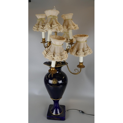 338 - Champagne Deutz & Geldermann table lamp