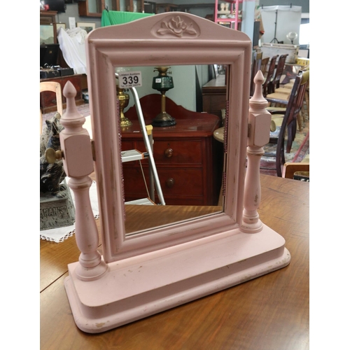 339 - Chabby chic vanity mirror